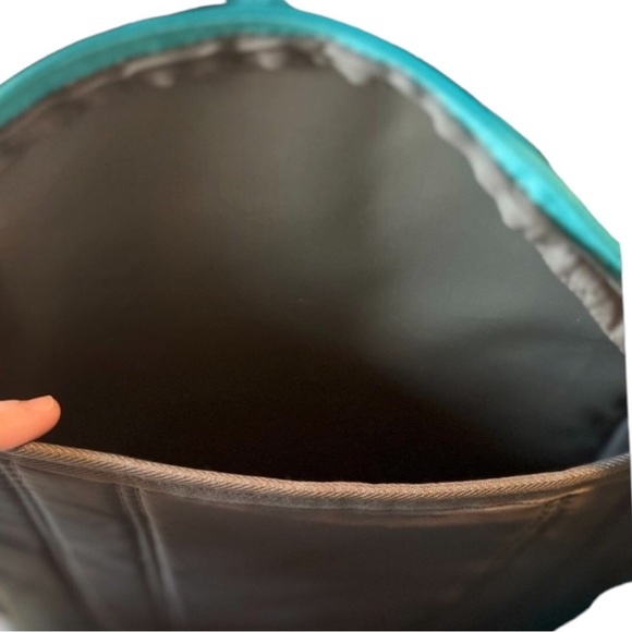 High Sierra Suspension Padded Strap Backpack Green Yellows Pinks Camp Travel - Picture 8 of 11